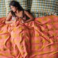Kip & Co Marigold Tartan Euro Linen Pillowcases Set 2 - Wonder & Wild