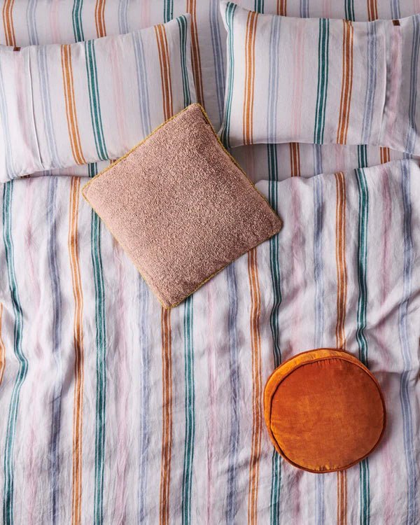 Kip & Co Siesta Stripe Linen Pillowcases Set 2 - Wonder & Wild