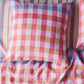 Kip & Co Summer Check Euro Linen Pillowcases Set 2 - Wonder & Wild