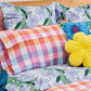 Kip & Co Summer Check Linen Pillowcases Set 2 - Wonder & Wild